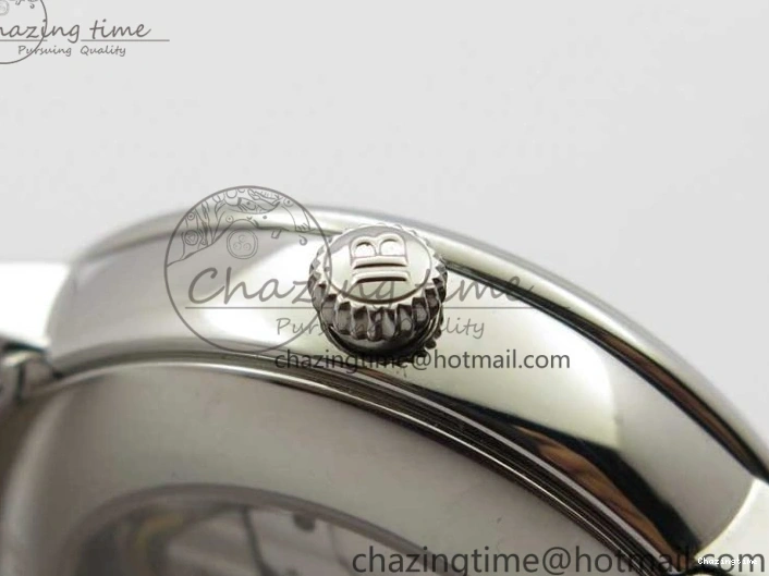 0321 Villeret 6654 SS Complicated Function OMF 1:1 Best Edition White Dial on Brown Leather Strap A6654 V Popular 7904